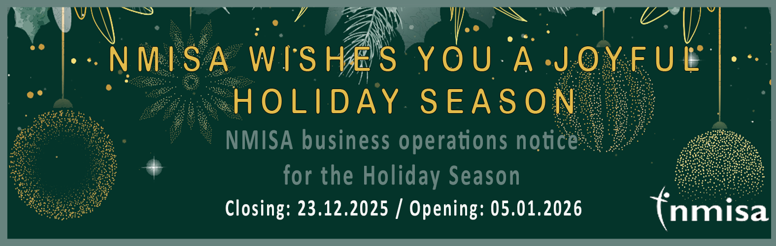 NMISA Christmas Message